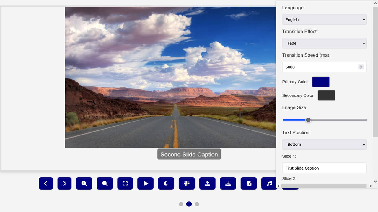Settings Panel