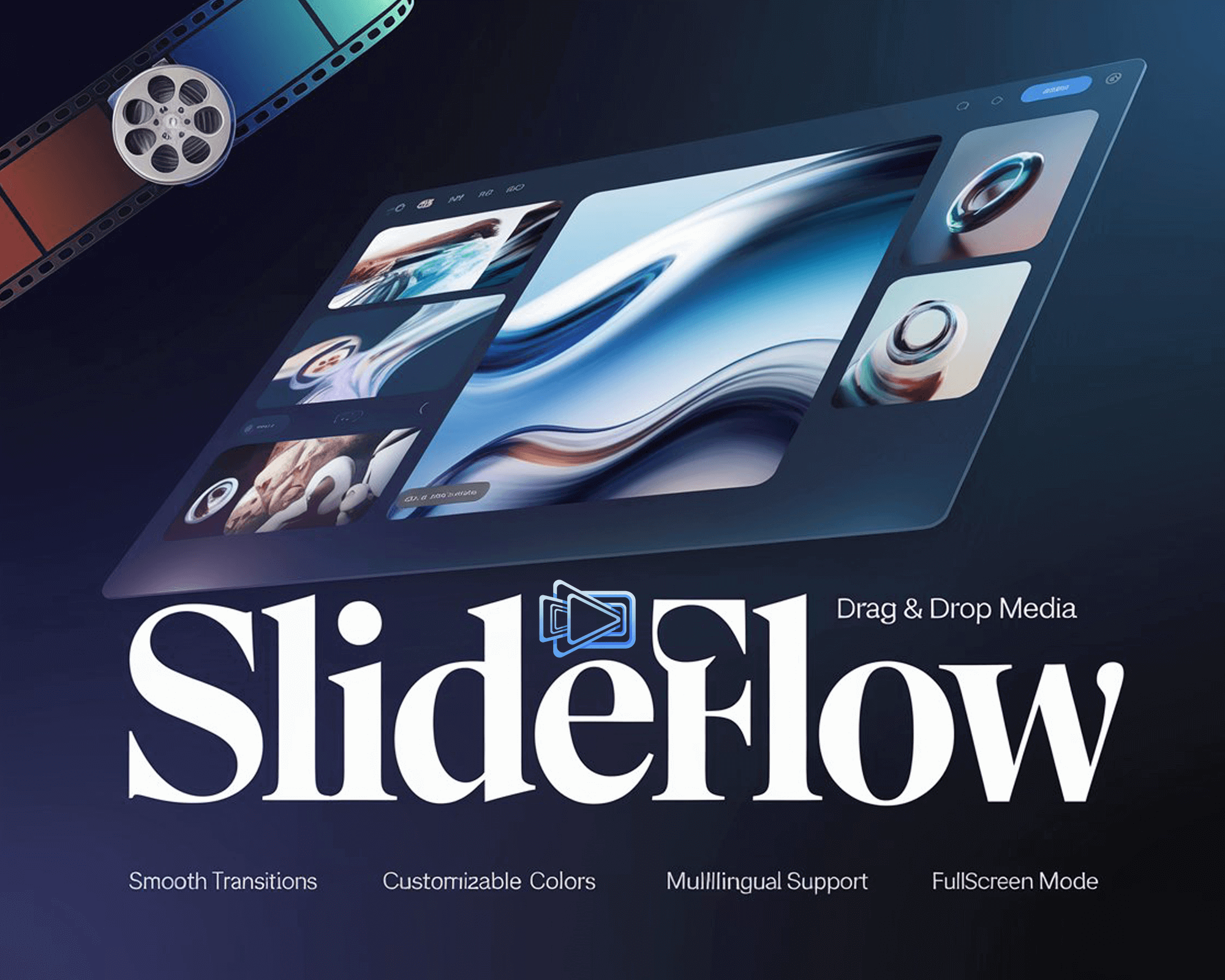 SlideFlow Professional Slideshow Maker Banner